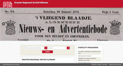 Desktop Screenshot of kranten.archiefalkmaar.nl